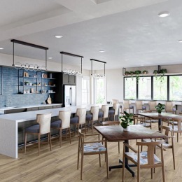 common eating room with seating